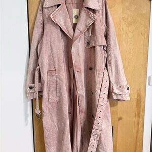 MICHAEL Michael Kors Dusty Pink Trench Coat